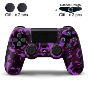 100% Silicone Skin Cover Case Compatible with PS4 Controller, PS4 Pro, and PS4 Slim Console with Enhanced Grip and Shockproof Protection