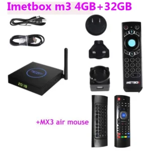 Genuine IMETBOX M3 MAX 32GB 8K TV Box with Dual Band WiFi and Voice Assistant