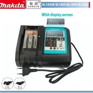 100% Original Makita 6Ah/5Ah/3Ah for Makita 18V Battery BL1860B BL1850B BL1850 BL1830 BL1815 Replacement Lithium batteries