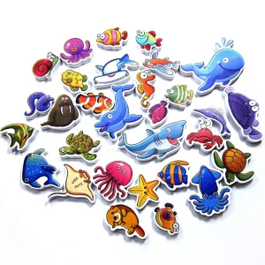 Baby Bath Toys Funny Foam Animals Cognitive Floating Toy Children Bathroom Stickers Kids Bath Play Water Bathtub Toys for Babies