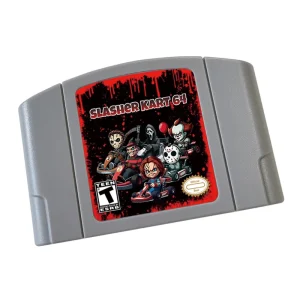 N64 games Cartridge -SlasherKartv3Fina l64 NTSC And PAL Version Retro Games reconstructed