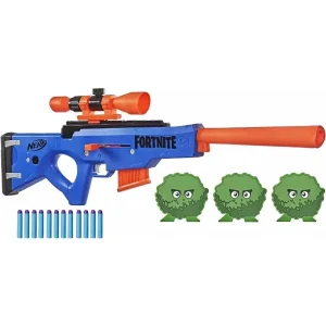 Fortnite BASR-L Toy Gun for Boys, Back to School Present, Anime Style BASR-L Decorations, Full Scale BASR-L for Kids Holiday Gifts, Nerf Inspired Manual BASR-L Toy Replica