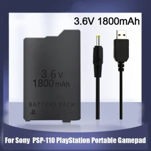 1800mAh Li-ion Rechargeable Battery for Sony PSP 1000 (1001/1002/1003/1004/1005) Game Consoles Replacement Battery Pack