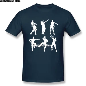 2021 new Hot Sell Fortniter Celebrations T-Shirt Adult Men’s Gaming Dance Discout Hot New Fashion Short Sleeve Cotton Top Tees