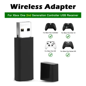 Xbox One S/X Wireless Controller Receiver Adapter for PC, Laptop, and Windows 10 Systems