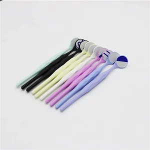 10 Piece Dental Double Sided Mouth Mirror Set with Ergonomic Handle and Anti Fog Coating for Teeth Whitening and Oral Examination