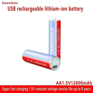 Batería Recargable de Litio 5500mAh AA 1.5V para Uso en el Hogar con Alta Capacidad y Baja Temperatura