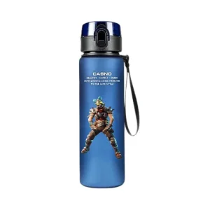 Fortnite Gaming Inspired Large Capacity Leak Resistant Sports Water Bottle Outdoor Travel Cup 560ml Plastic PC