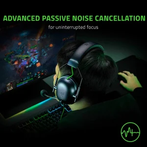 Gaming Headset Razer BlackShark V2 X Pro Level Sound with Advanced Passive Noise Cancellation and Long Lasting Comfort