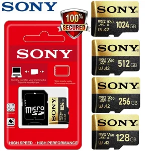 Sony Ultra Micro SD Card, 64GB 128GB 256GB 512GB 1TB High Speed SD Memory Card for Cameras and MP3/MP4 Players