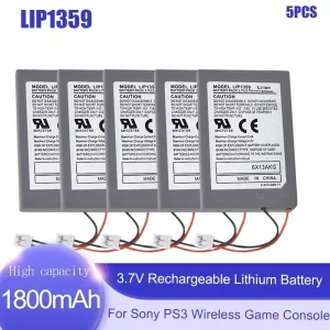 3.7V 1800mAh PS3 LIP1359 Rechargeable Battery For Sony Playstation 3 Gamepad Bluetooth Wireless Controller Replacement Batteries