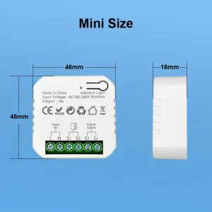 Universal WiFi Smart Gate Automation Controller for Swing and Sliding Gates with Timing Function and Real-Time Monitoring for Home and Garden Use