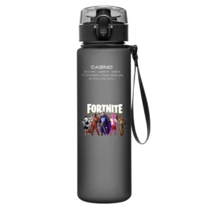 Fortnite Gaming Inspired Large Capacity Leak Resistant Sports Water Bottle Outdoor Travel Cup 560ml Plastic PC