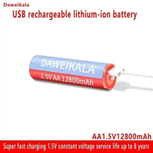 Batería Recargable de Litio 5500mAh AA 1.5V para Uso en el Hogar con Alta Capacidad y Baja Temperatura