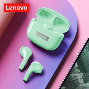 Best Lenovo LP40 Pro TWS Wireless Earbuds with 13mm Driver Noise Reduction Stereo Sound