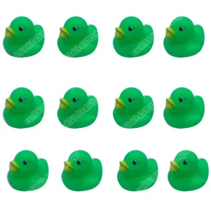 50/100pcs Squeaky Rubber Duck Duckie Float Bath Toys Baby Shower Water Toys for Swimming Pool Party Toys Gifts for Boys Girls