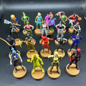 10Pcs New PVE PVP Game Rare Fortniting Soldier with Gun Weapon Figure Model Limited Collection Toy Gift For Child Boy Girl Adult