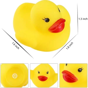 Baby Float Toys Bundle 50-100 Rubber Duckies for Water Play Gift for Toddler Boys and Girls Party Favors